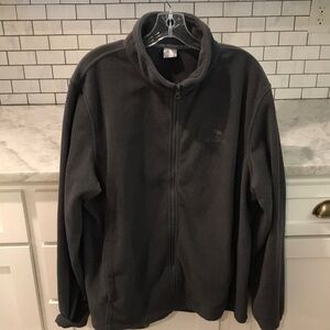 Camel Fleece Jacket Mens XL Gray 3 in 1 Outdoor Full Zip Casual Golf Hiking